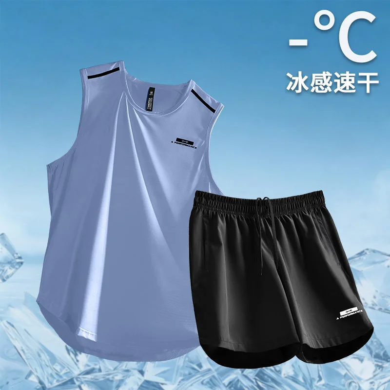Yours Summer Clothing - Completo Sportivo in Seta Ghiaccio da