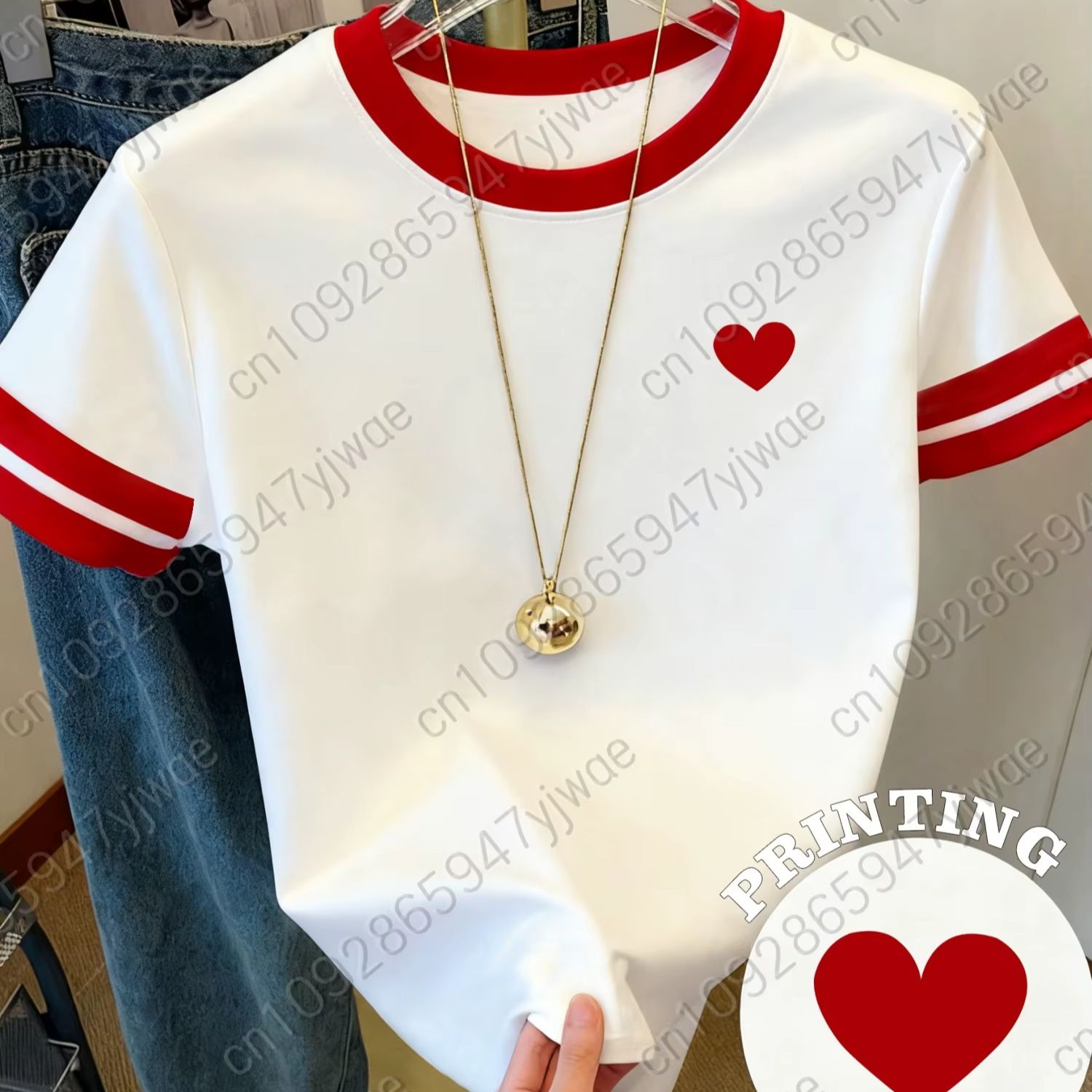 Summer Days Clothing - T-shirt da donna a maniche corte