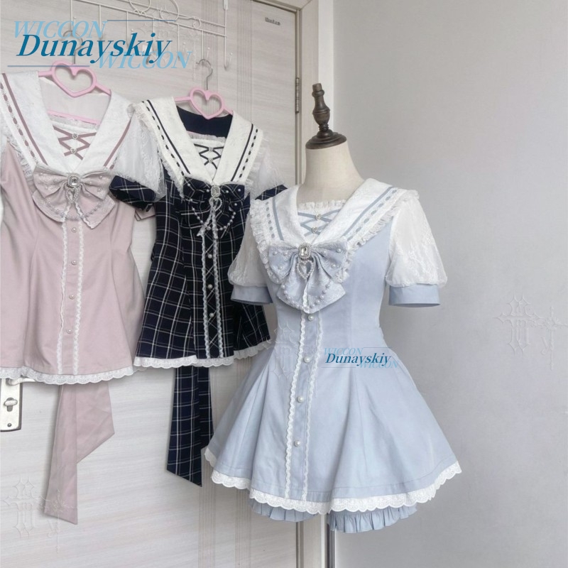 Summer Clothing Colors - Completo con Gonna Corta Stile Lolita