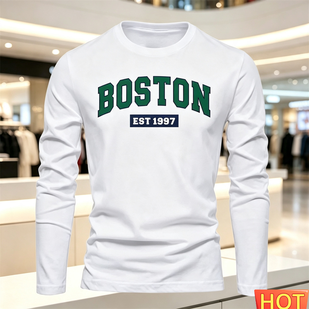 Summer Clothing Long Sleeve - T-shirt a maniche lunghe da uomo