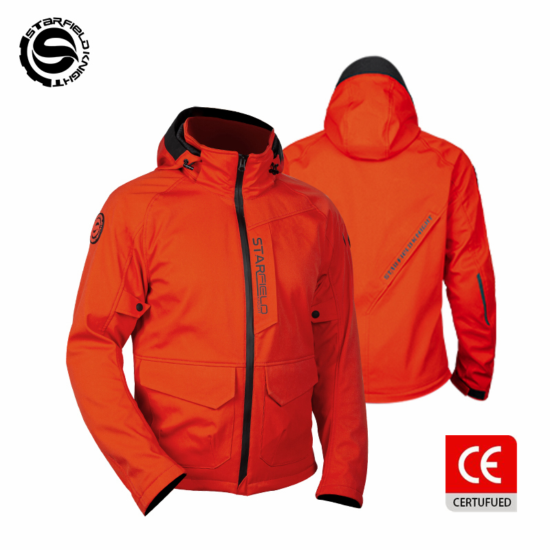 Summer Knights Clothing - Giacca da Moto SFK Arancione per