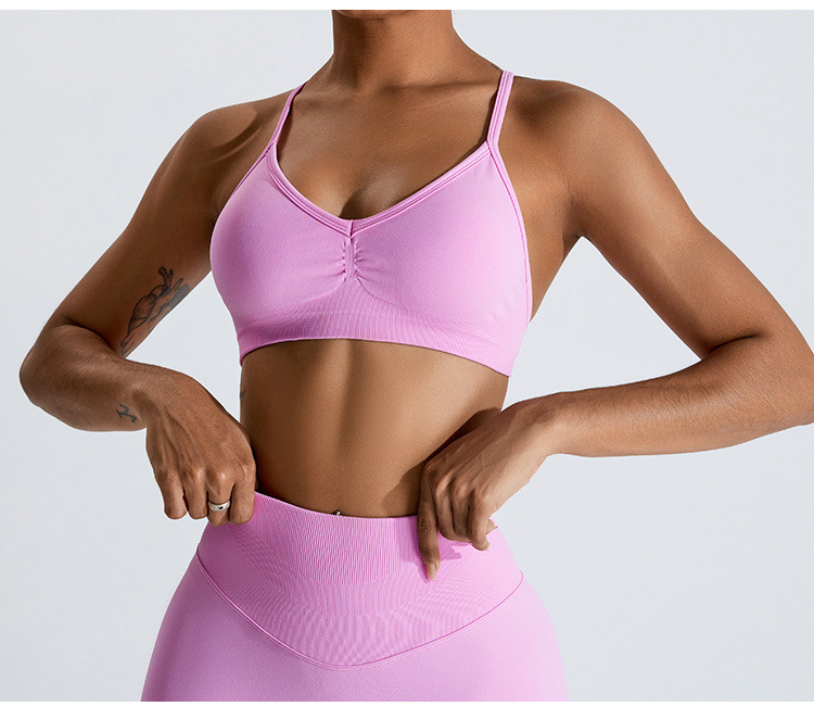 Summer Yoga Clothing - Reggiseno Sportivo Sexy Estivo con Effetto