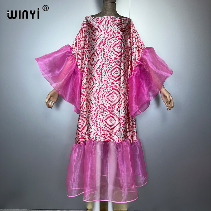 Summer Evenings Clothing - WINYI estate stampa soffio (ed) manica