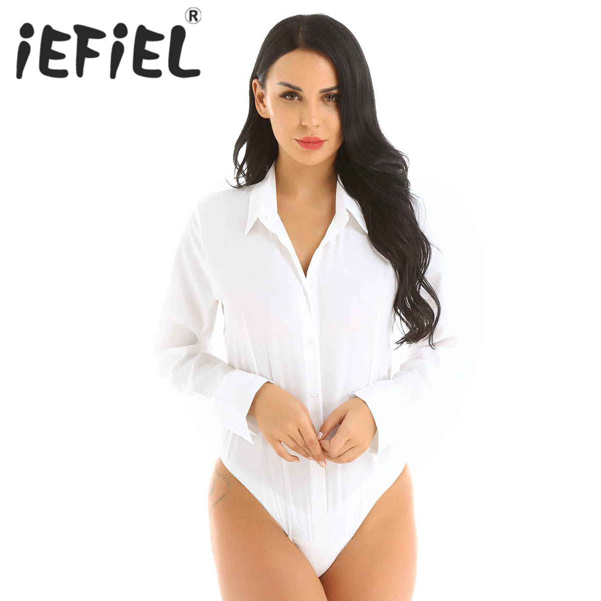 Summer Clothing Work - Donna Office Lady Work Body bianco