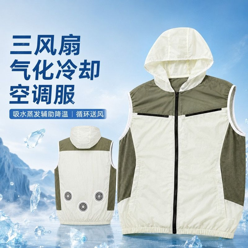 Summer Clothing Work - Gilet rinfrescante per lavoratori, abbigliamento protettivo