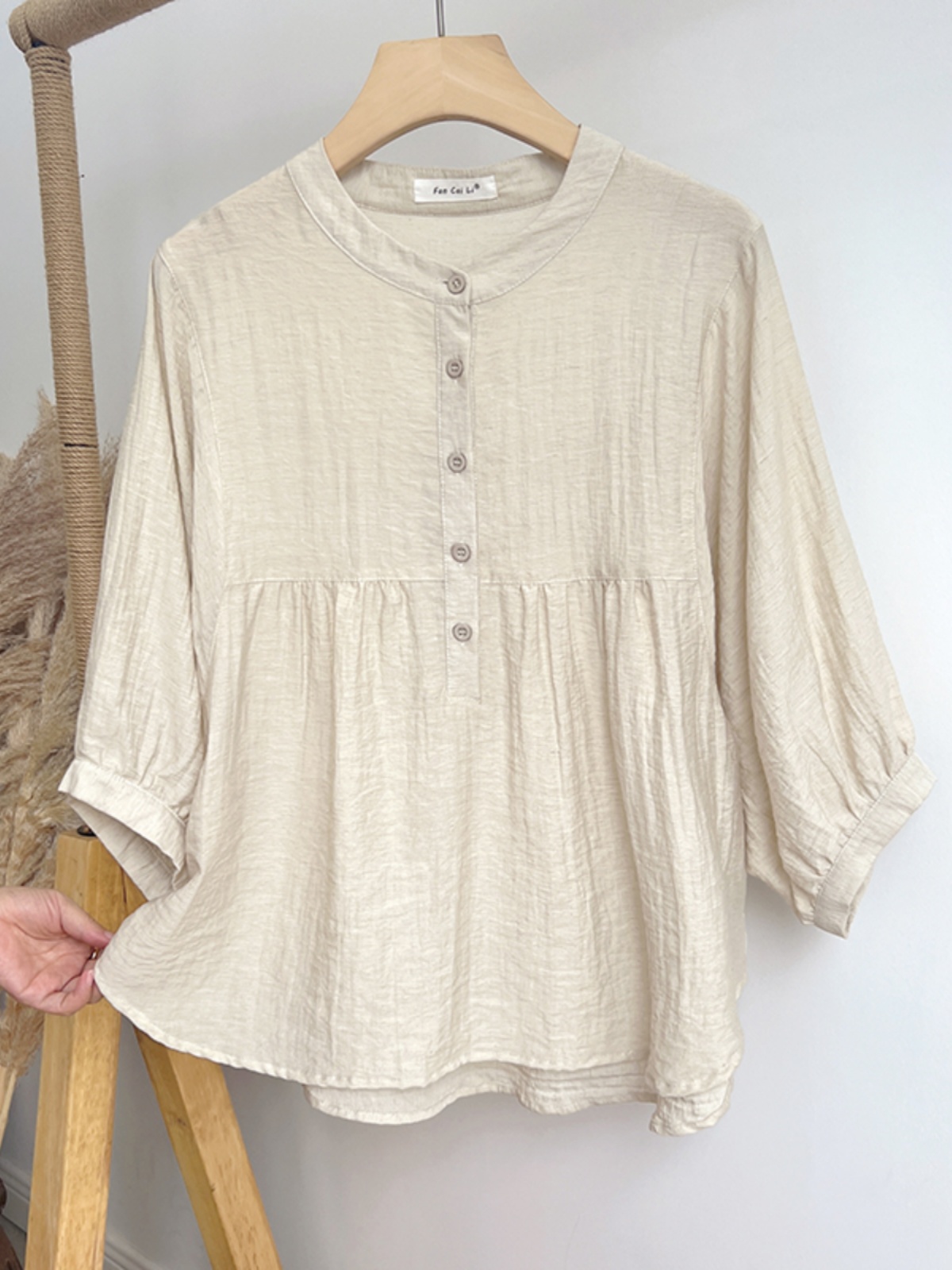 Summer Clothing Japan - Camicie girocollo sottili allentate estive per
