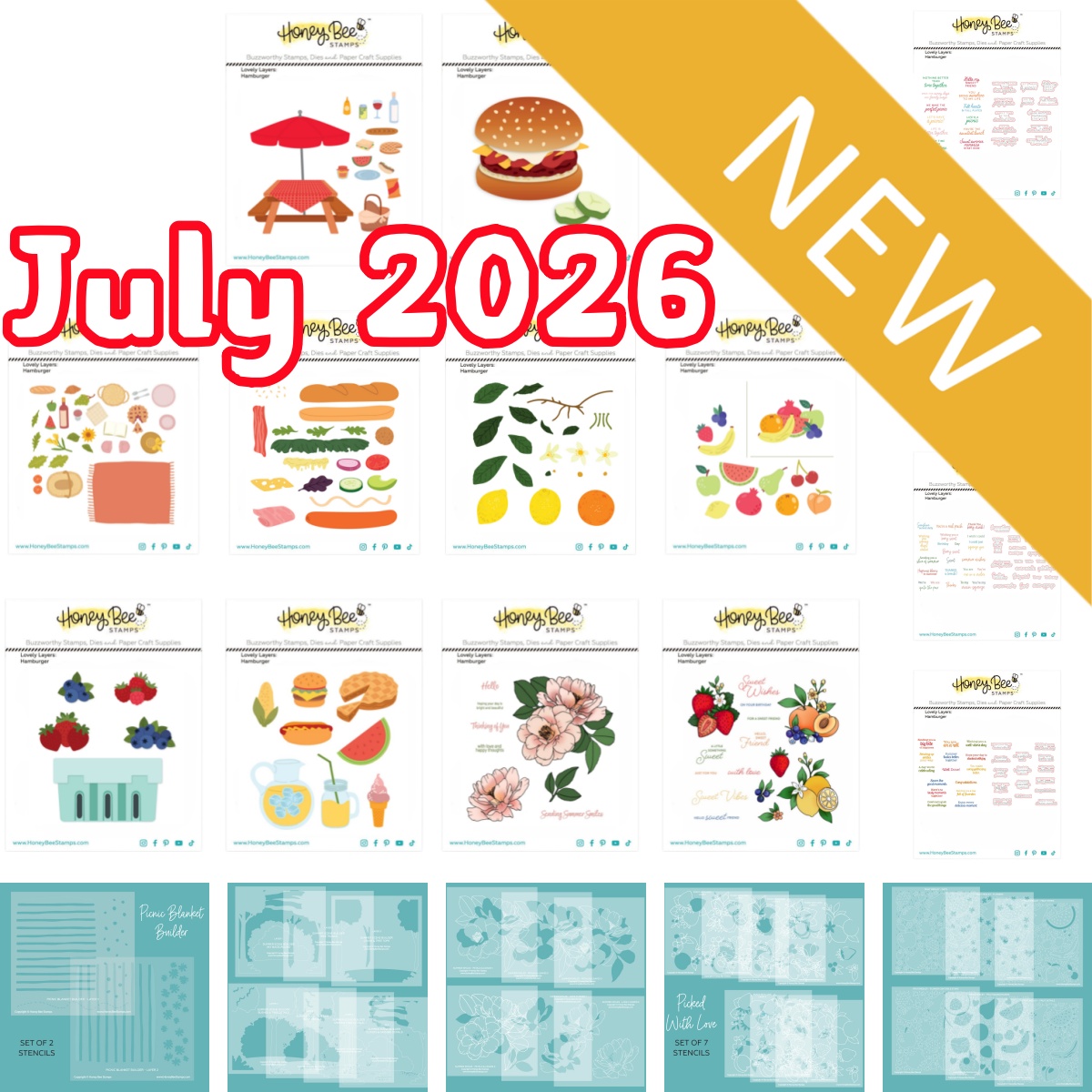 Summer Clothing Release - Nuovissimi Stampi in Metallo e Stencil