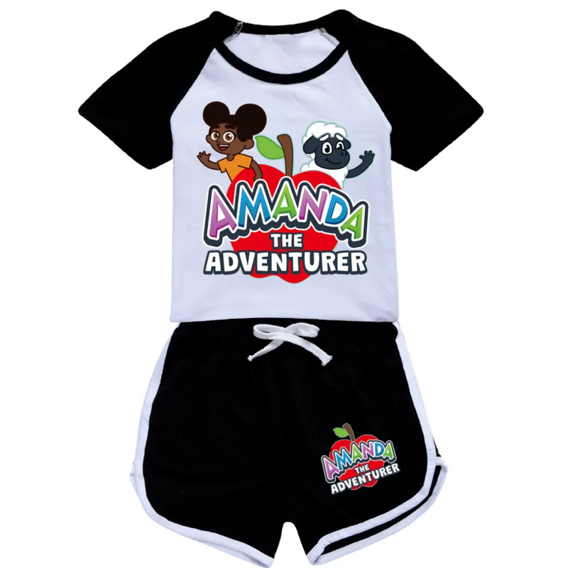 Summer Clothing For Girls - AIAI 2025Fashion Girls AMANDAing Abbigliamento Set