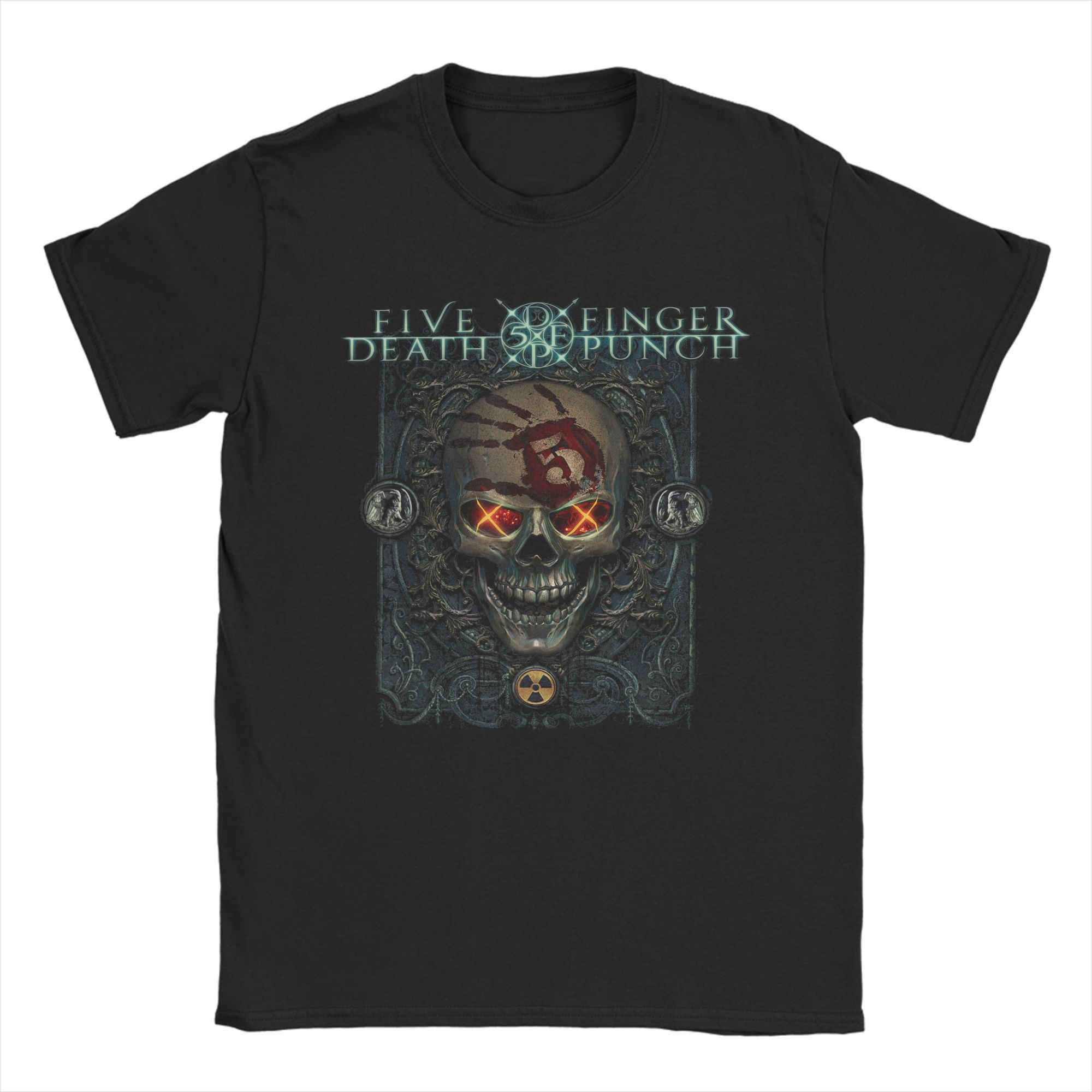Summer Clothing Ideas Men - Maglietta da Uomo 5FDP Iron Skull