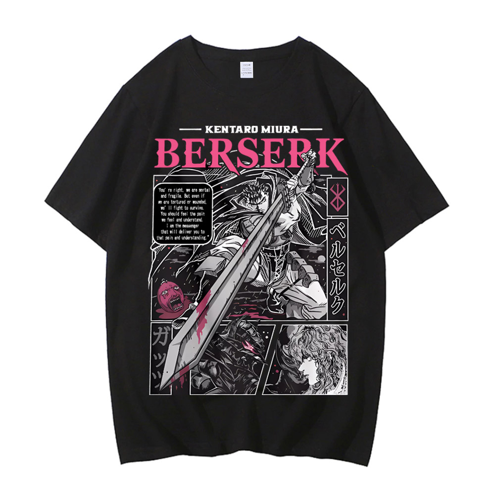 Nuova T-shirt Anime Berserk Es - Quality Summer Clothing For Women recensione e prezzo