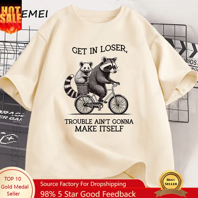 Maglietta 'Get in Loser' con G - Yours Summer Clothing recensione e prezzo