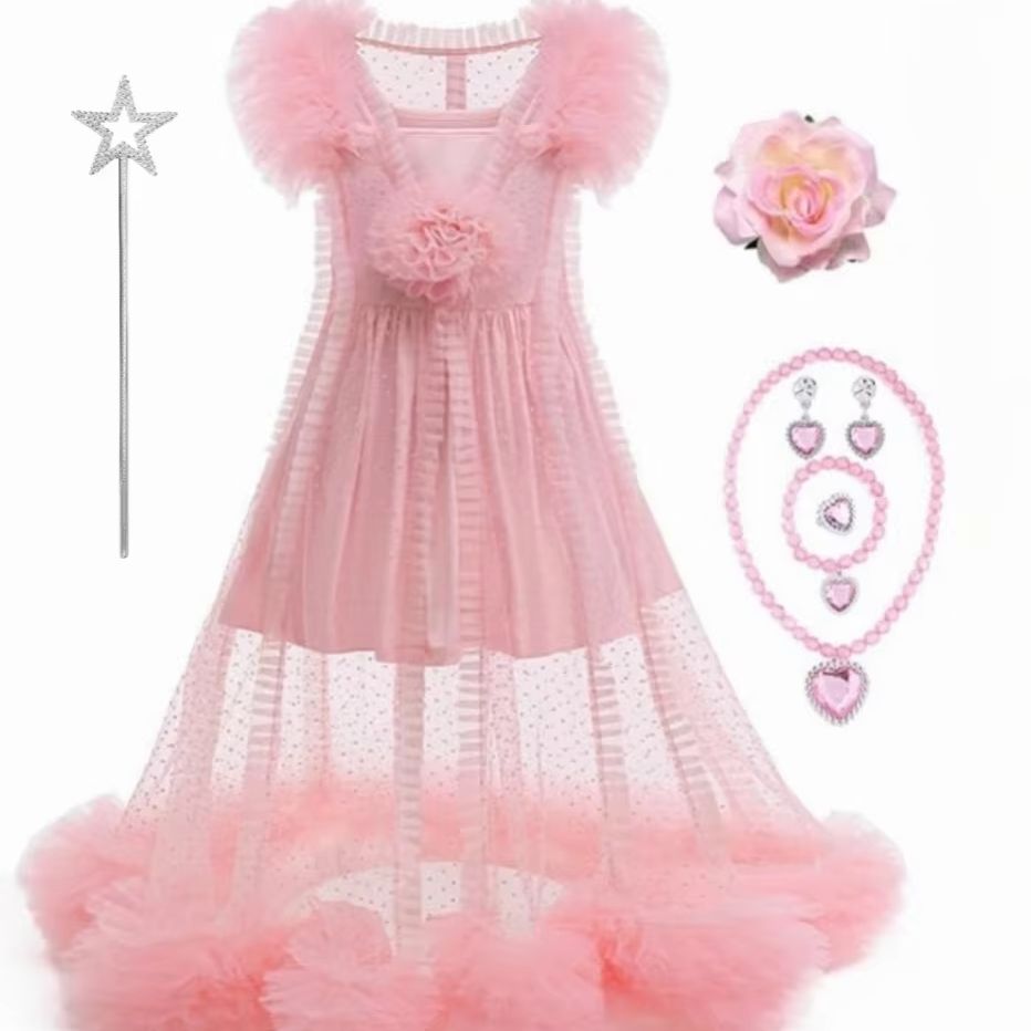 Costume da strega Glinda rosa  - Summer Clothing For Girls recensione e prezzo