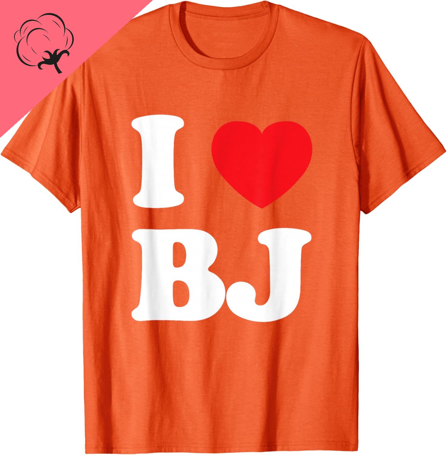 T-shirt idea regalo I Love BJ  - Summer Clothing Ideas Men recensione e prezzo