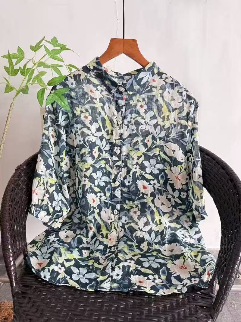 Camicia in Pura Rami da Donna  - Summer Clothing Japan recensione e prezzo