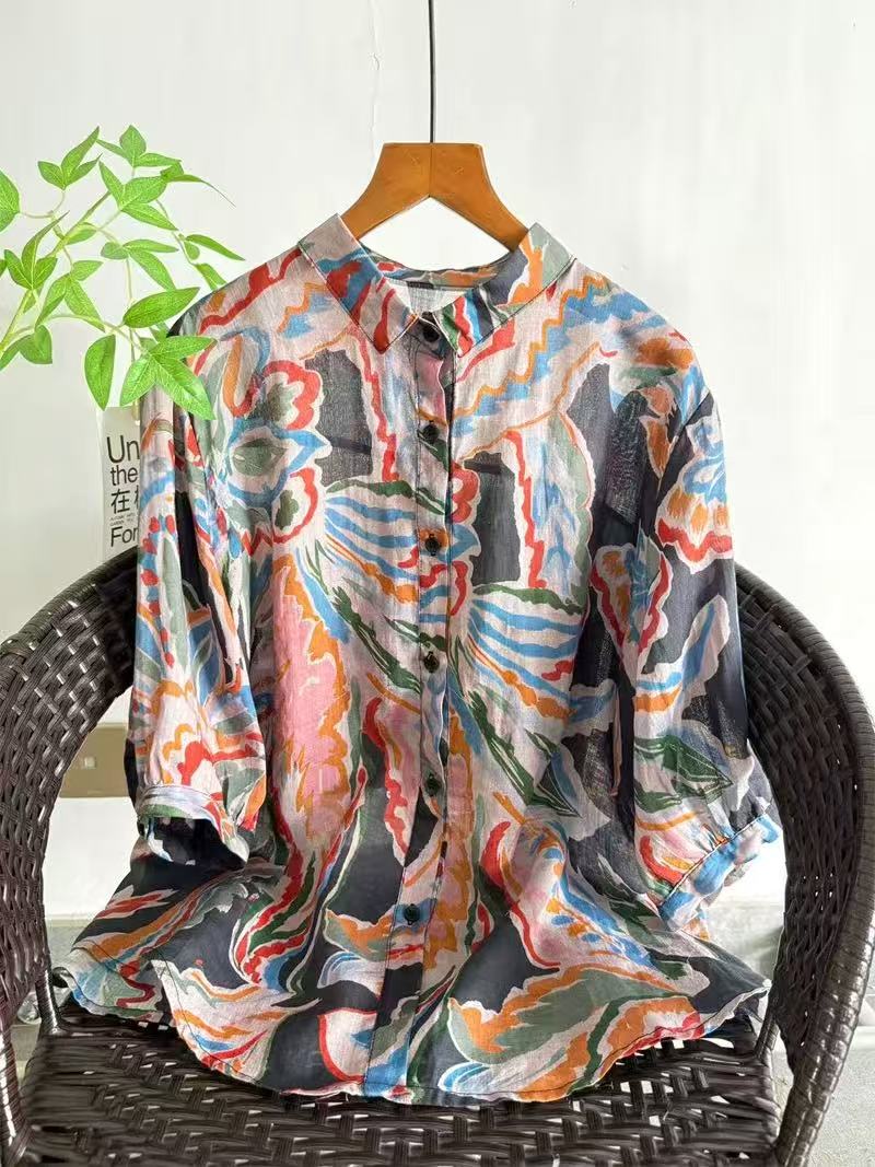 Camicia in Pura Rami da Donna  - Summer Clothing Japan recensione e prezzo