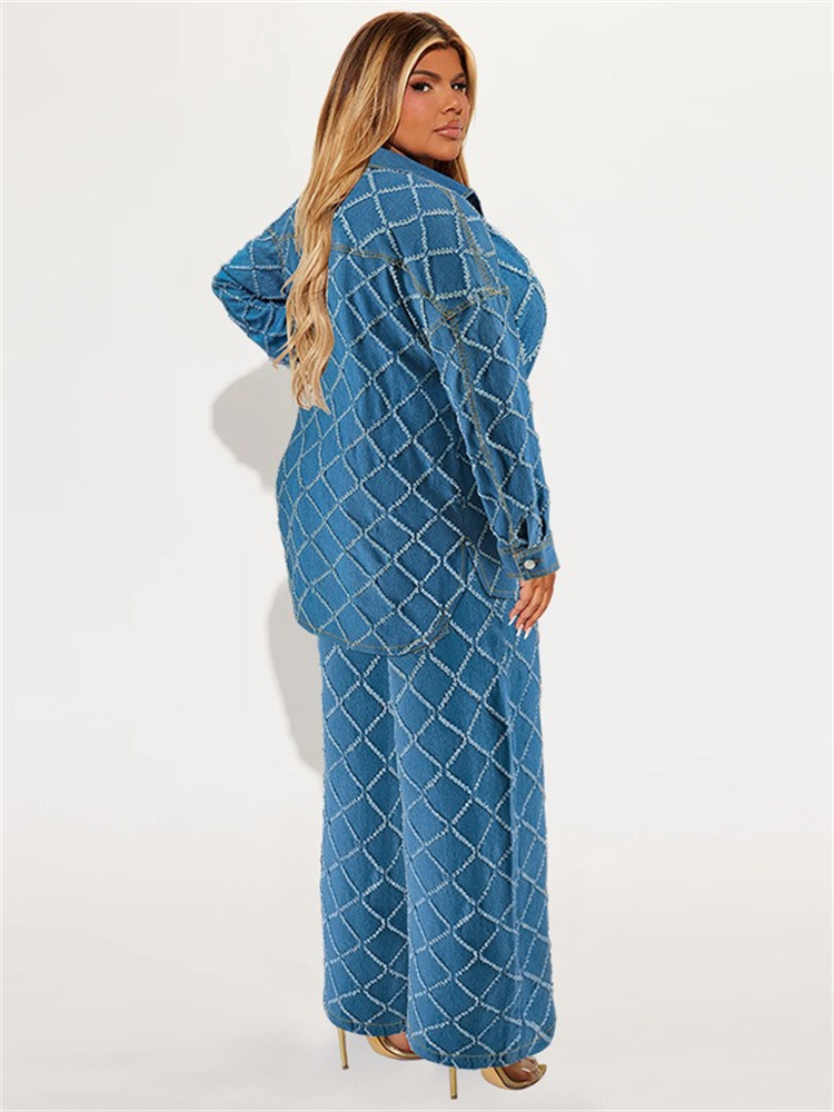 Wmstar Plus Size Denim Set a d - Summer Clothing Wholesale recensione e prezzo